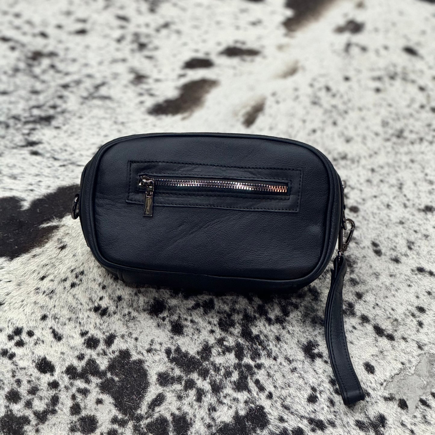 BANDOLERA COCODRILO BLACK
