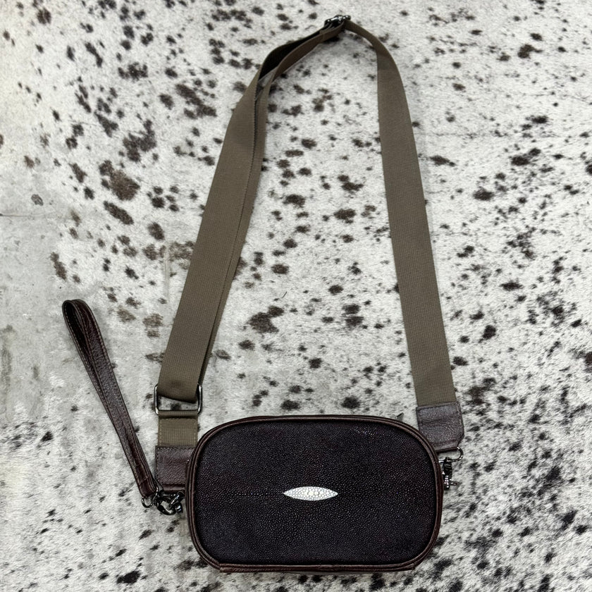 BANDOLERA MANTARRAYA REY TABACO